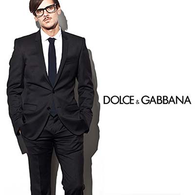 DOLCE&GABBANA/ドルチェアンドガッバーナ2ピースセットアップスーツ(ブラック) 