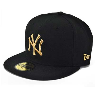 NEWERA CAP YANKEES(MLB)BLACK/GOLD N0001622 ニューエラ キャップ 