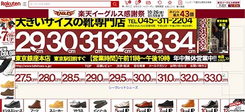 メンズ 大きいサイズの靴 スニーカーが購入できるおすすめブランド